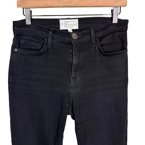 Current/Elliot Jet Black The Original High Waist Stiletto Skinny Jeans - Picture 4 of 8